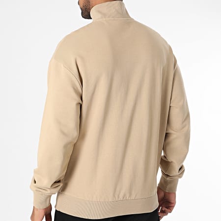 Hugo Blue - Sweat Col Montant Zippé Neeler 50522367 Beige