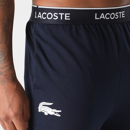 Lacoste - Pantalon Jogging Logo Crocodile Bleu Marine