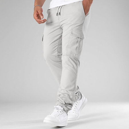 LBO - Pantalón Cargo Regular Fit 3773 Gris Claro