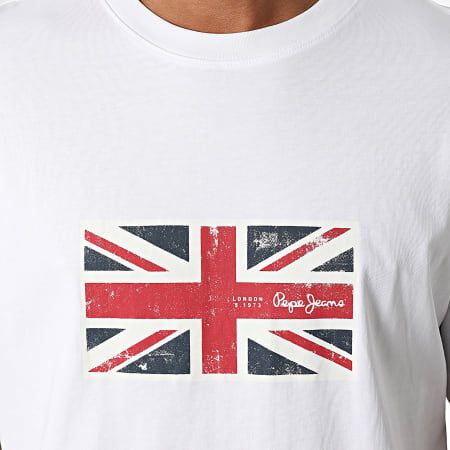 Pepe Jeans - Tee Shirt Union PM509790 Blanc