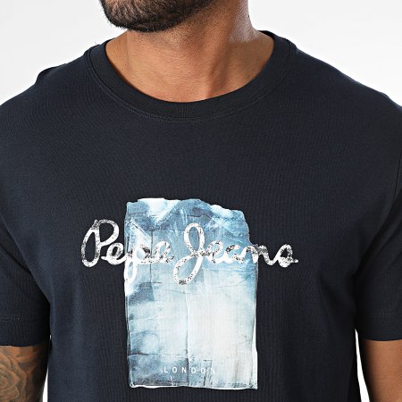 Pepe Jeans - Tee Shirt Dulwich PM509781 Bleu Marine