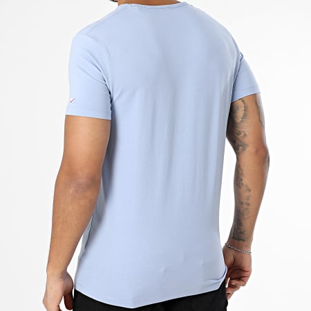 Pepe Jeans - Tee Shirt Slim Original Basic PM508212 Bleu Clair