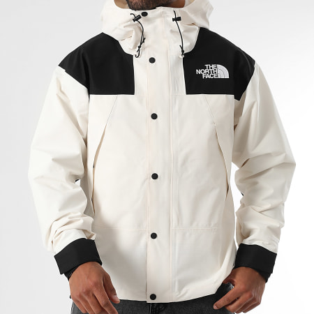 The North Face - Veste Zippée Capuche Dryvent Mono A88XF Beige Noir