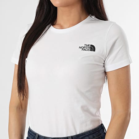 The North Face Tee Shirt Femme Graphic Half Dome A8952 Blanc