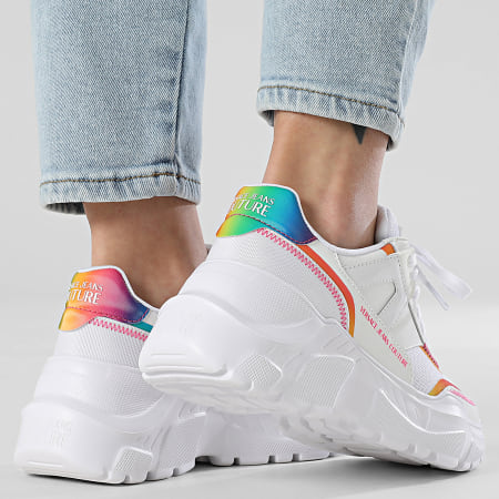 Versace Jeans Couture - Baskets Femme Fondo Speedtrack 78VA3SC4-ZPB06 White Multi