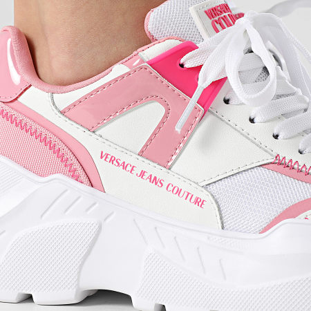 Versace Jeans Couture - Baskets Femme Fondo Speedtrack 78VA3SC4-ZPB05 White Pink