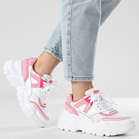 Versace Jeans Couture - Baskets Femme Fondo Speedtrack 78VA3SC4-ZPB05 White Pink