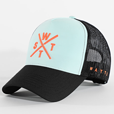 Watts - Casquette Trucker Tribe Vert D'eau Noir