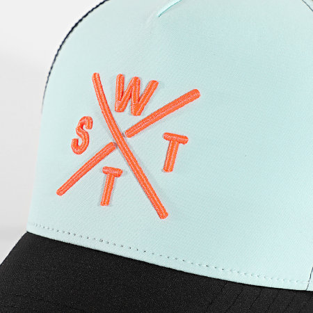 Watts - Casquette Trucker Tribe Vert D'eau Noir