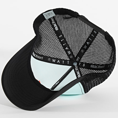 Watts - Casquette Trucker Tribe Vert D'eau Noir