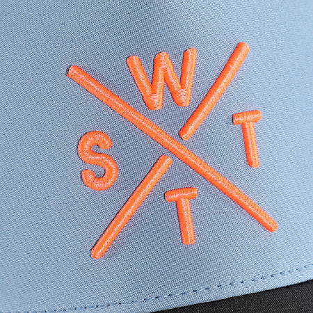 Watts - Casquette Trucker Tribe Bleu Noir