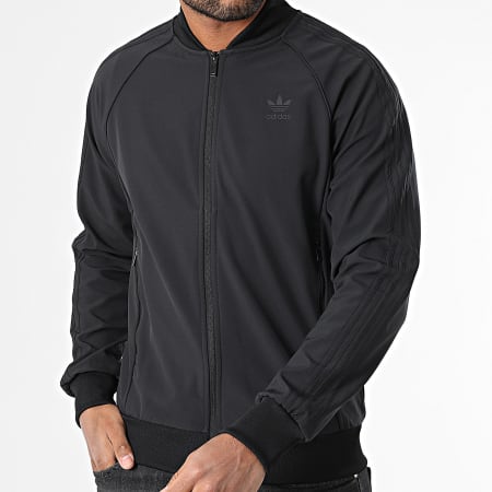 Adidas Originals - Veste Zippée A Bandes Bonded IY4874 Noir