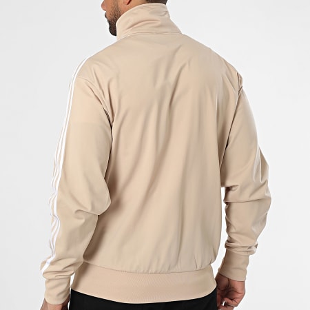 Adidas Originals - Veste Zippée A Bandes Firebird IY9888 Beige Blanc