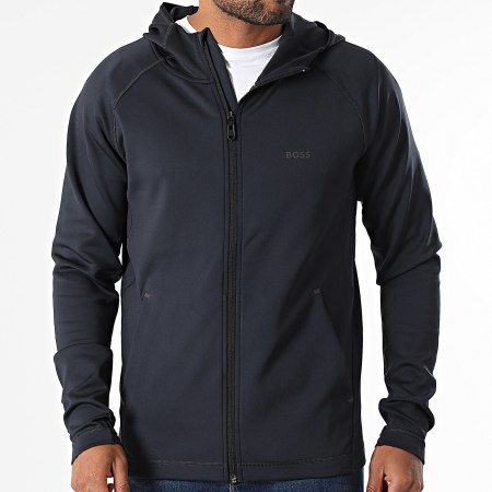 BOSS - Sicon Active Hooded Zip Jacket 50531224 Donker marineblauw
