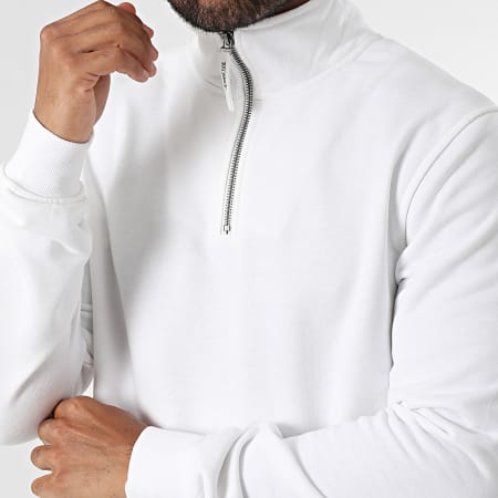 Classic Series - Sweat Col Zippé Portal 50-413 Blanc
