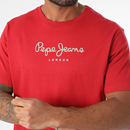 Pepe Jeans - Tee Shirt Eggo PM508208 Rouge