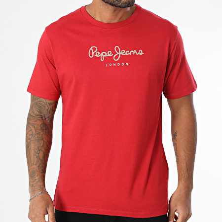 Pepe Jeans - Tee Shirt Eggo PM508208 Rouge