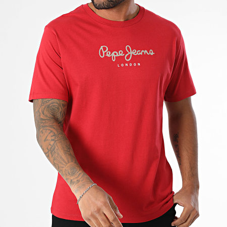 Pepe Jeans - Tee Shirt Eggo PM508208 Rouge
