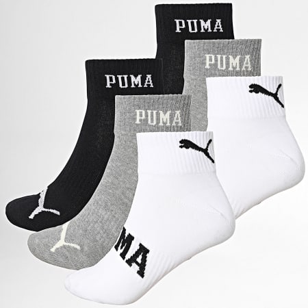 Puma - Lot De 6 Paires De Chaussettes 701235583 Noir Gris Blanc