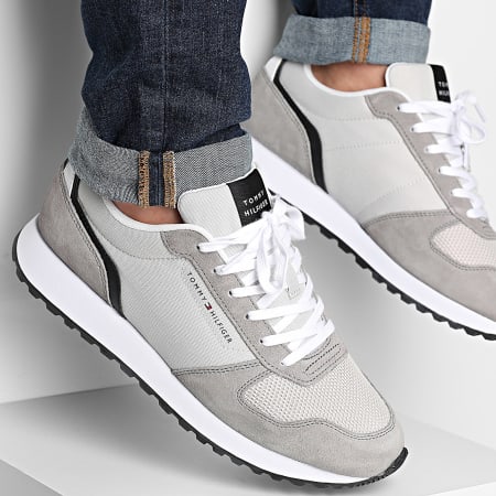Tommy Hilfiger - Baskets New Runner Eva Mix 5465 Grey Whisper