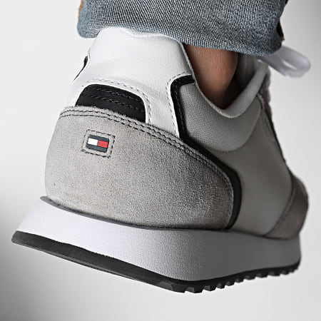 Tommy Hilfiger - Baskets New Runner Eva Mix 5465 Grey Whisper