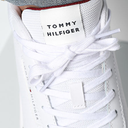 Tommy Hilfiger - Baskets Core Leather Pinperf 5466 White