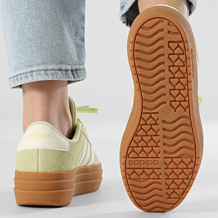 Adidas Sportswear - Baskets Femme VL Court Bold JI1784 Ice Yellow Off White Lucid Lemon