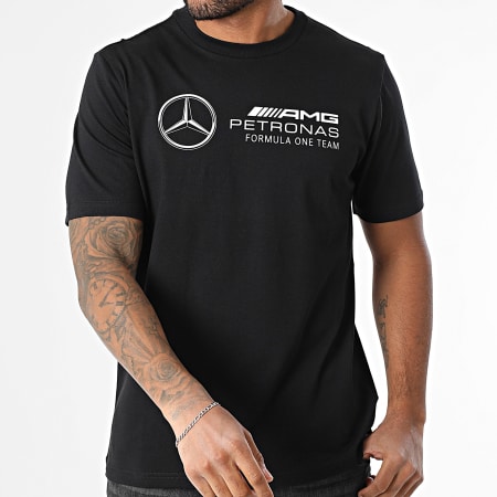 Adidas Sportswear - Tee Shirt Mercedes AMG JV5434 Noir Blanc