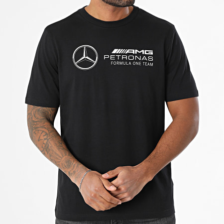 Adidas Sportswear - Tee Shirt Mercedes AMG JV5434 Noir Blanc