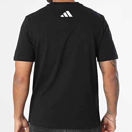 Adidas Sportswear - Tee Shirt Mercedes AMG JV5434 Noir Blanc