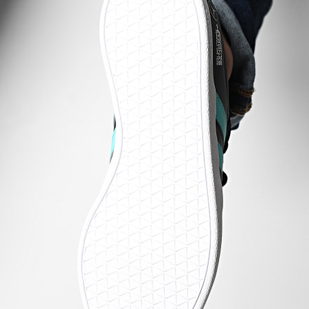 Adidas Sportswear - Baskets VL Court Mer JR1068 Core Black Semi Mint Rush Footwear White