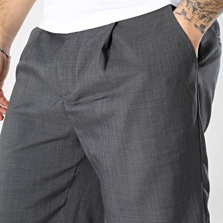 Frilivin - Short Chino 389 Gris Anthracite Chiné