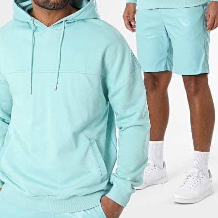 Classic Series - 766 Turquoise Hoodie and Short Set