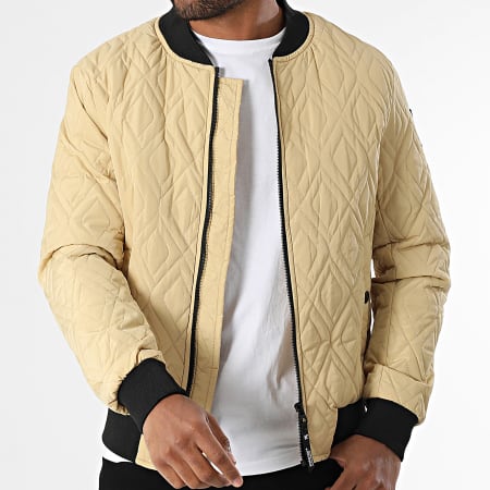 Kymaxx - Veste Bomber Jaune Clair