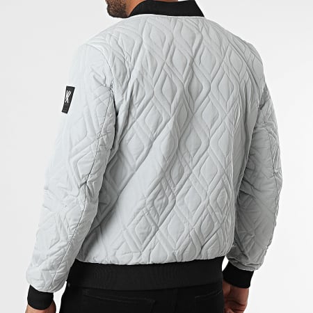 Kymaxx - Veste Bomber Gris Clair