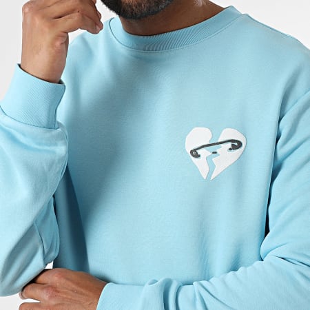 KZR - Sudadera Crewneck Azul Claro