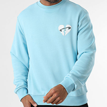 KZR - Sudadera Crewneck Azul Claro