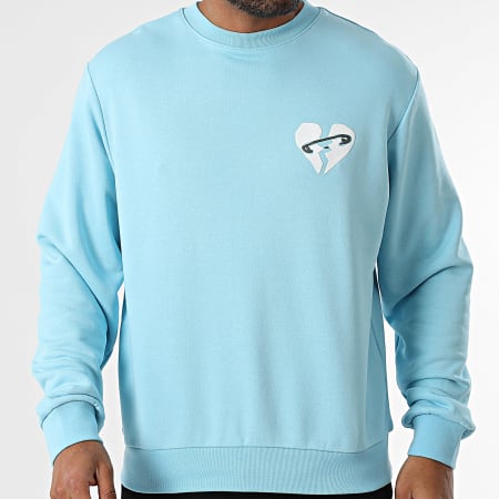 KZR - Sudadera Crewneck Azul Claro