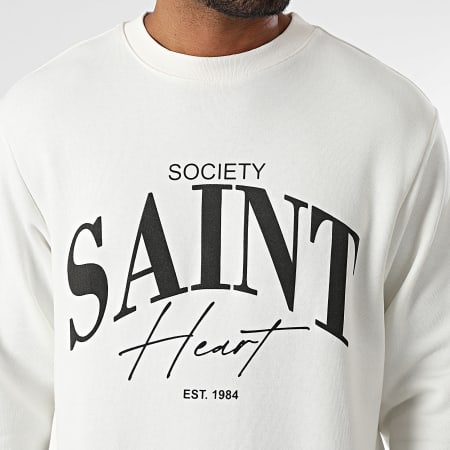 KZR - Sudadera Crewneck Blanca