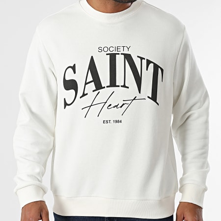 KZR - Sudadera Crewneck Blanca