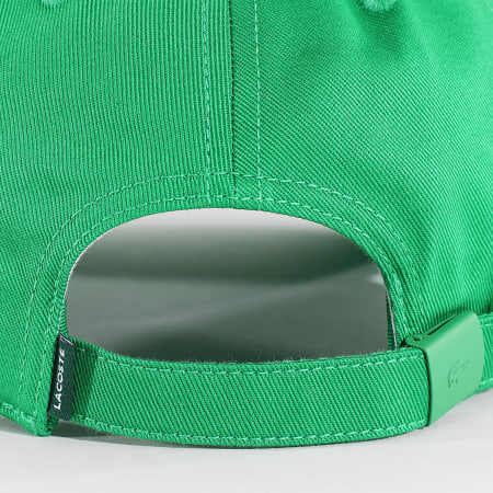 Lacoste - Casquette Center Logo Brodé Crocodile Vert