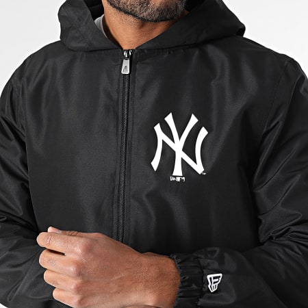 New Era - NY Zip Hooded Jacket 60564818 Black - Ryses