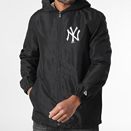 New Era - NY Zip Hooded Jacket 60564818 Black - Ryses