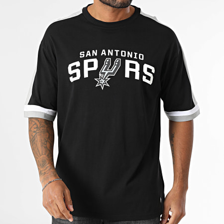New Era - Tee Shirt San Antonio Spurs 60596249 Noir Blanc Gris