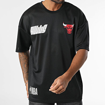 New Era - Tee Shirt Chicago Bulls 60596412 Noir Rouge Blanc