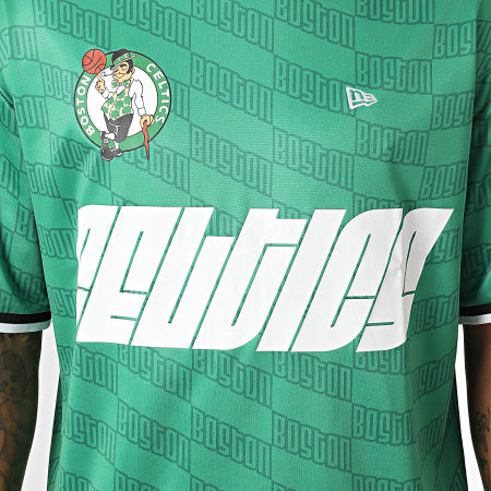 New Era - Tee Shirt Oversize Boston Celtics 60596433 Vert Blanc Noir