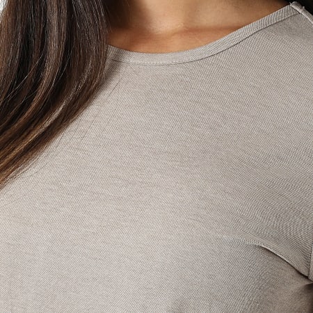 Only - Birdie Beige Vrouwen T-shirt Jurk