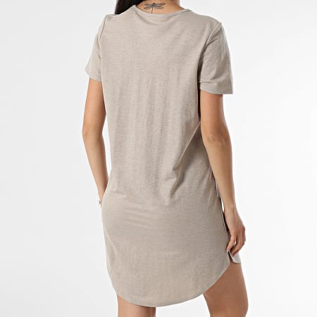 Only - Birdie Beige Vrouwen T-shirt Jurk