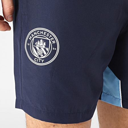 Puma - Short Jogging Manchester City Archive 779150 Bleu Marine