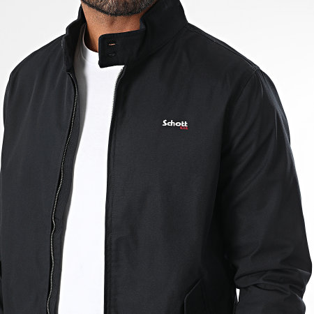Schott NYC - Veste Zippée Cabl 1220 Bleu Marine
